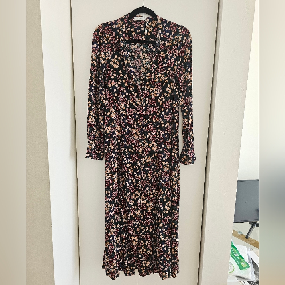 Mango Flowy Floral Dress